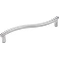 Elements By Hardware Resources 128 mm Center-to-Center Brushed Chrome Wavy Capri Cabinet Pull Z205BC